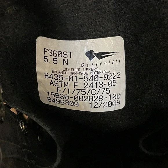 Belleville military boots vibram soles - Picture 9 of 10